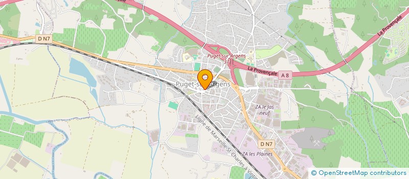 localisation de l'entreprise MADAME SAMIA SAIEB à PUGET-SUR-ARGENS
