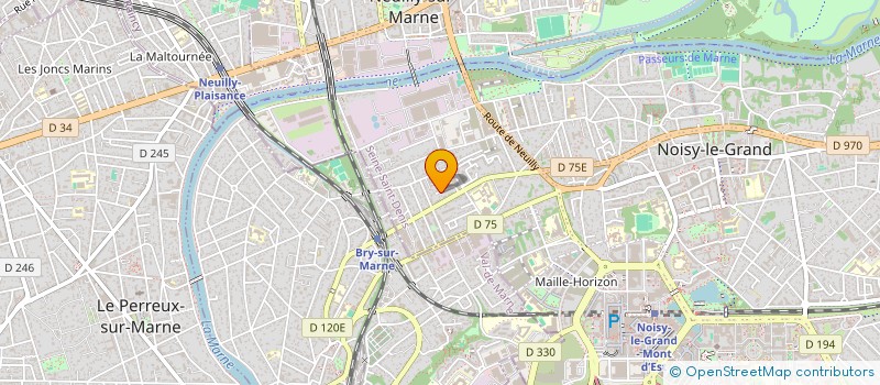 localisation de l'entreprise MADAME SAMIA SALHI à NOISY-LE-GRAND