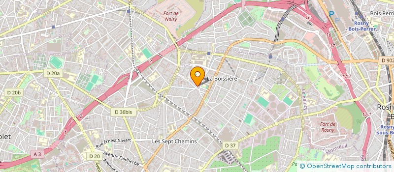 localisation de l'entreprise MADAME SAMIA SELMI  MONTREUIL