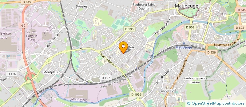 localisation de l'entreprise MADAME SAMIA SERHANI  MAUBEUGE