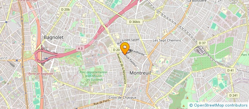 localisation de l'entreprise MADAME SAMIA SLIMANI à MONTREUIL