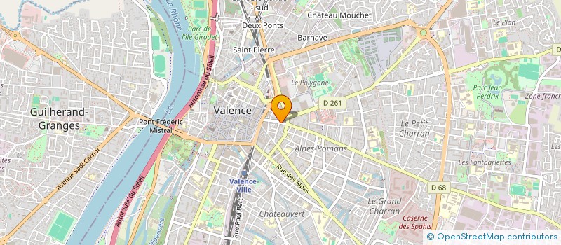 localisation de l'entreprise MADAME SAMIA STITI  VALENCE