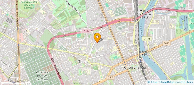 localisation de l'entreprise MADAME SAMIA THIAIS  THIAIS