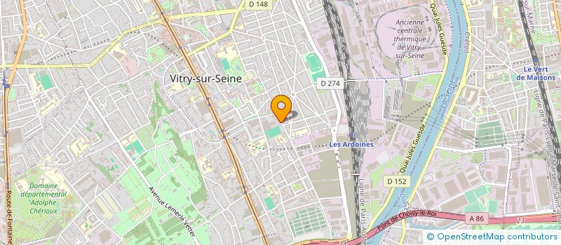 localisation de l'entreprise MADAME SAMIA WANNAN à VITRY-SUR-SEINE