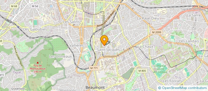 localisation de l'entreprise MADAME SAMIA ZEGAGH  CLERMONT-FERRAND