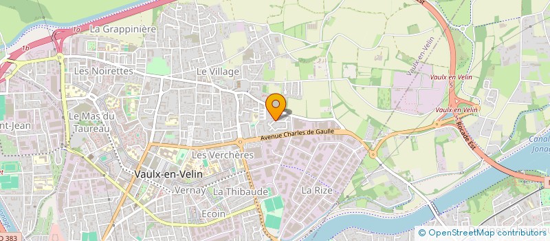 localisation de l'entreprise MADAME SAMIA ZERRAD  VAULX-EN-VELIN