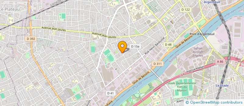 localisation de l'entreprise MADAME SAMIHA AYACHI AMOR  ARGENTEUIL