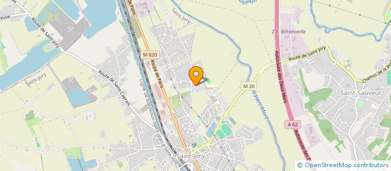 localisation de l'entreprise MADAME SAMIHA BENKAALOUL  SAINT-JORY