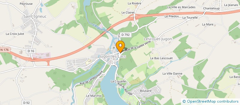 localisation de l'entreprise MADAME SAMIHA COSTA RUY-SECCO à JUGON-LES-LACS