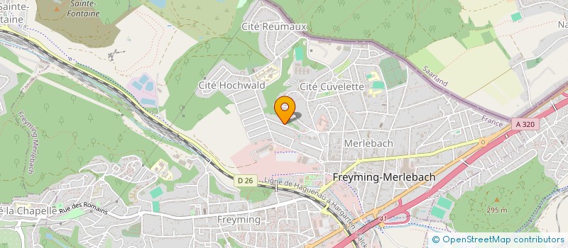localisation de l'entreprise MADAME SAMIHA EL WARDI à FREYMING-MERLEBACH