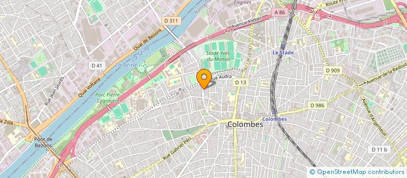 localisation de l'entreprise MADAME SAMIHA GUERRAB  COLOMBES