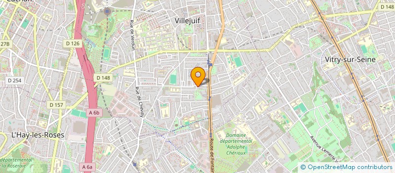 localisation de l'entreprise MADAME SAMIHA HARZALI  VILLEJUIF