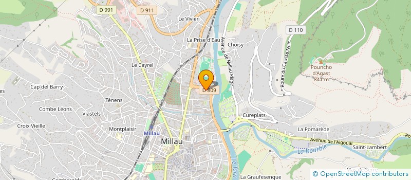 localisation de l'entreprise MADAME SAMIHA MESKALDJI à MILLAU