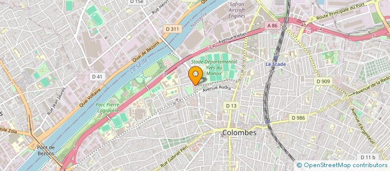 localisation de l'entreprise MADAME SAMIHA ZEMMOURI à COLOMBES