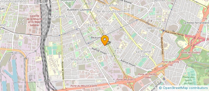 localisation de l'entreprise MADAME SAMINA BASTIDE à LYON