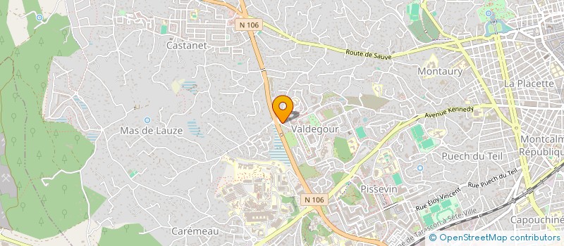 localisation de l'entreprise MADAME SAMIRA AHMITTOUCHE  NIMES