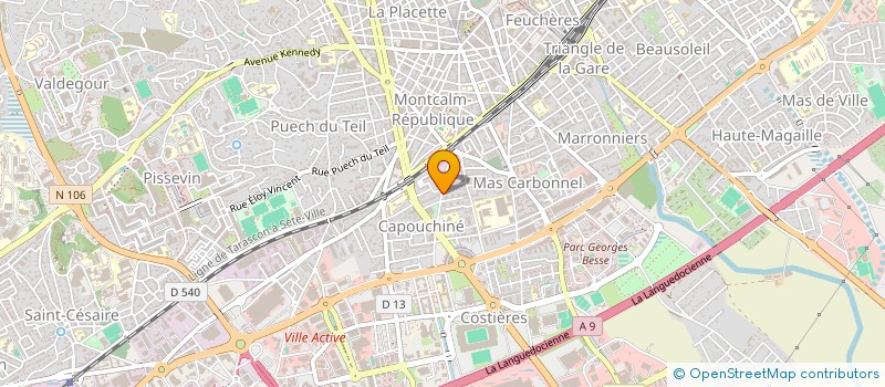 localisation de l'entreprise MADAME SAMIRA AKAJJIA à NIMES