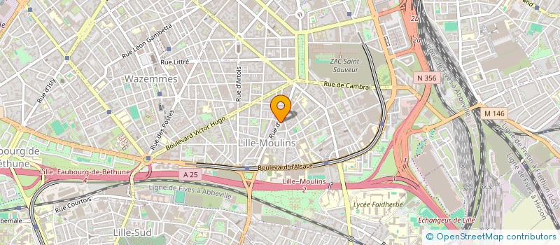 localisation de l'entreprise MADAME SAMIRA ARAGRAGUE  LILLE