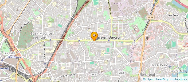 localisation de l'entreprise MADAME SAMIRA BEDJAOUI  MONS-EN-BARUL