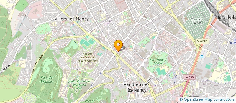 localisation de l'entreprise MADAME SAMIRA BELLOUT  VANDUVRE-LES-NANCY