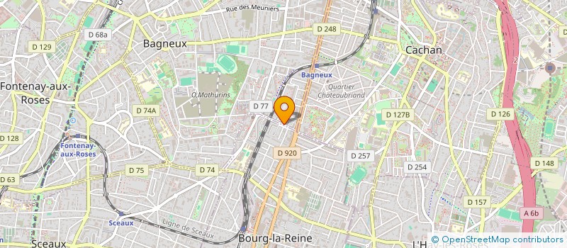 localisation de l'entreprise MADAME SAMIRA BENATTA à BAGNEUX