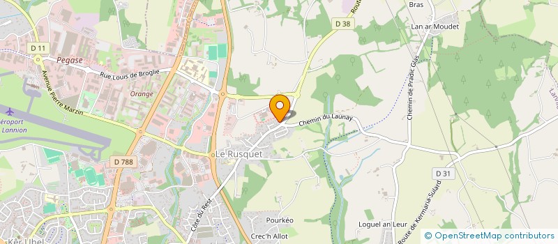 localisation de l'entreprise MADAME SAMIRA BENDJILALI à LANNION