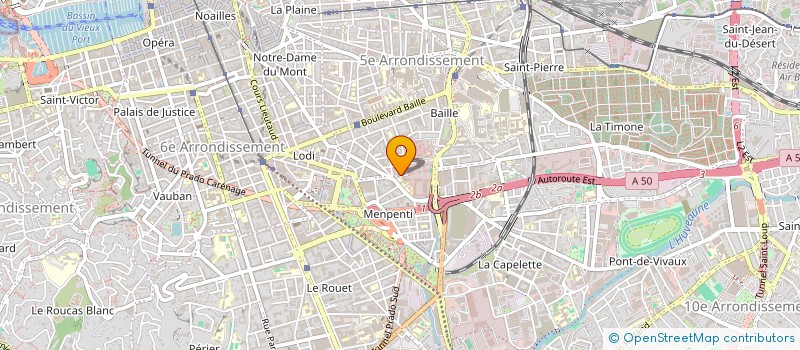 localisation de l'entreprise MADAME SAMIRA BENGHIDA à MARSEILLE