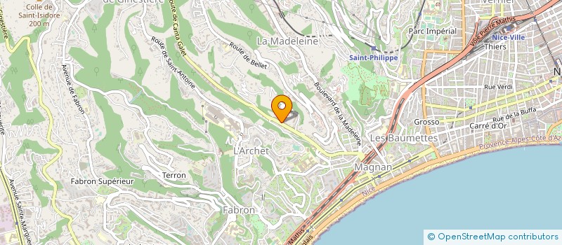 localisation de l'entreprise MADAME SAMIRA BENHENNI à NICE