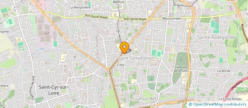 localisation de l'entreprise MADAME SAMIRA BEROUAYEL  TOURS