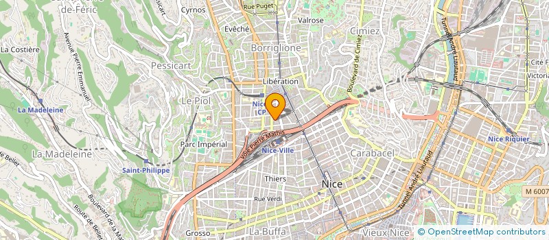 localisation de l'entreprise MADAME SAMIRA BERREDOUANE  NICE