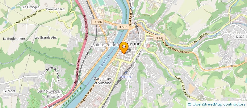 localisation de l'entreprise MADAME SAMIRA BOUCHERAK à VIENNE