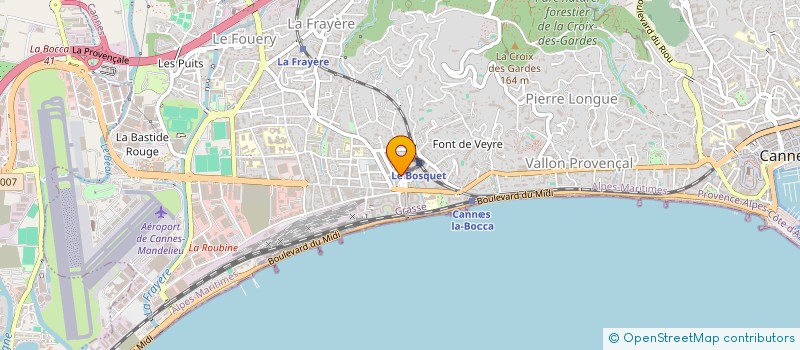 localisation de l'entreprise MADAME SAMIRA BOUIID à CANNES