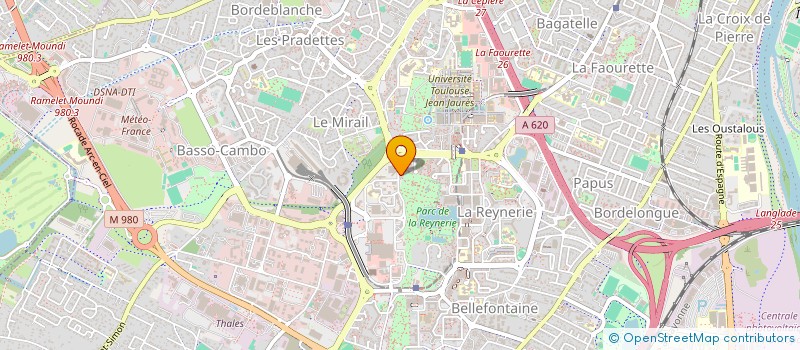 localisation de l'entreprise MADAME SAMIRA BOURJILA à TOULOUSE