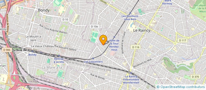 localisation de l'entreprise MADAME SAMIRA BOUSSACI  VILLEMOMBLE