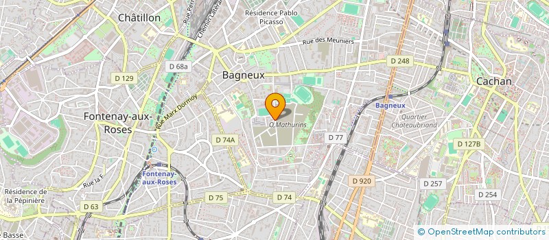 localisation de l'entreprise MADAME SAMIRA BOUTNI à BAGNEUX
