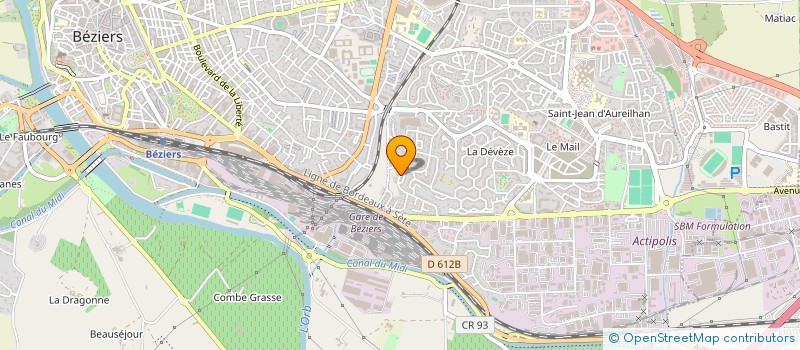 localisation de l'entreprise MADAME SAMIRA CHAHLAL à BEZIERS