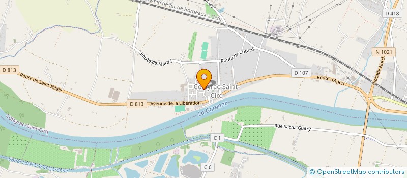 localisation de l'entreprise MADAME SAMIRA CHEHAT  COLAYRAC-SAINT-CIRQ