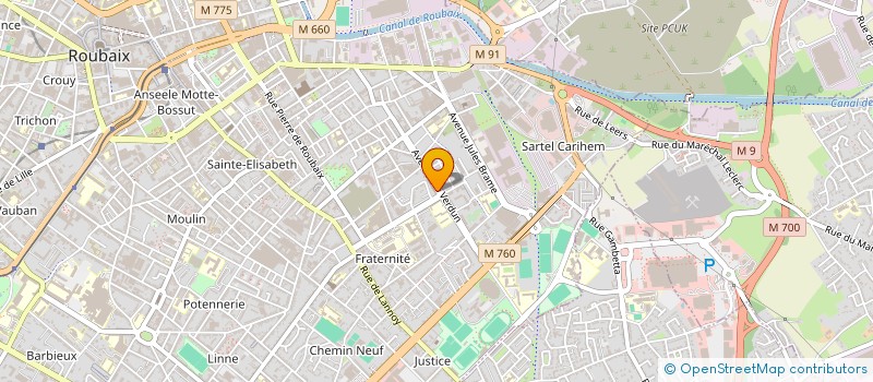 localisation de l'entreprise MADAME SAMIRA CHNIFA à ROUBAIX
