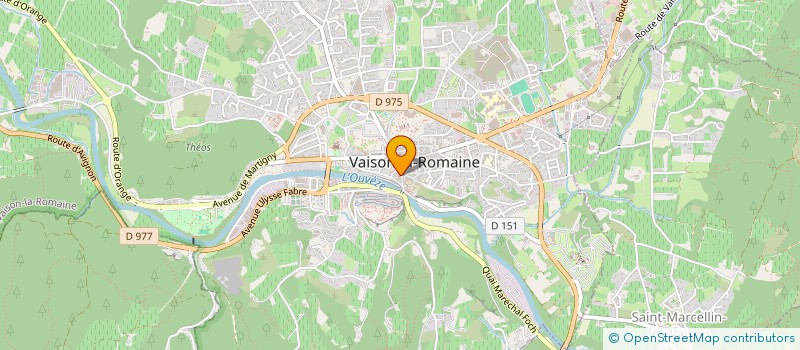 localisation de l'entreprise MADAME SAMIRA CHOUACH  VAISON-LA-ROMAINE