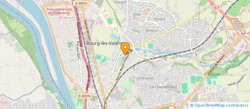 localisation de l'entreprise MADAME SAMIRA DAIRKO à BOURG-LES-VALENCE