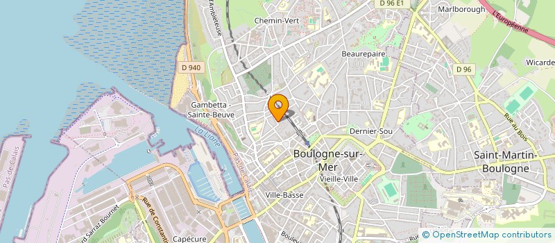 localisation de l'entreprise MADAME SAMIRA DELABROY  BOULOGNE-SUR-MER