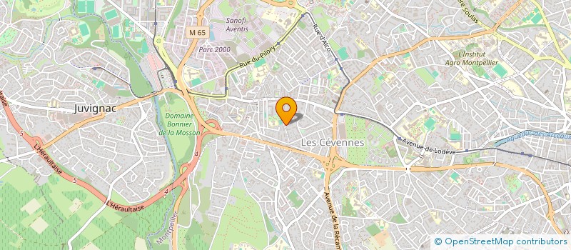 localisation de l'entreprise MADAME SAMIRA DJAROUD à MONTPELLIER