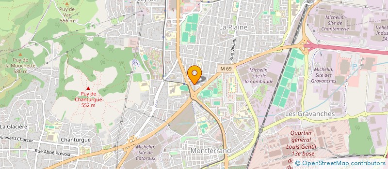 localisation de l'entreprise MADAME SAMIRA DRISSI  CLERMONT-FERRAND