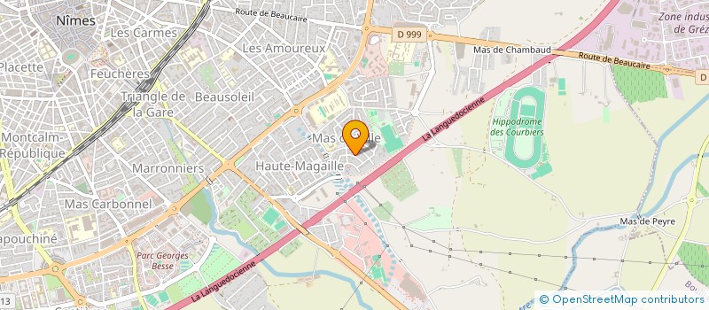 localisation de l'entreprise MADAME SAMIRA EL BELLOUTE  CLARENSAC