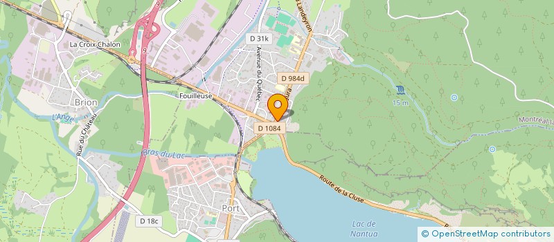 localisation de l'entreprise MADAME SAMIRA EL KAMMOUNI  MONTREAL-LA-CLUSE