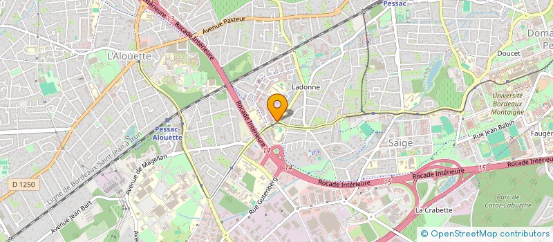 localisation de l'entreprise MADAME SAMIRA EL KHADIR  MERIGNAC