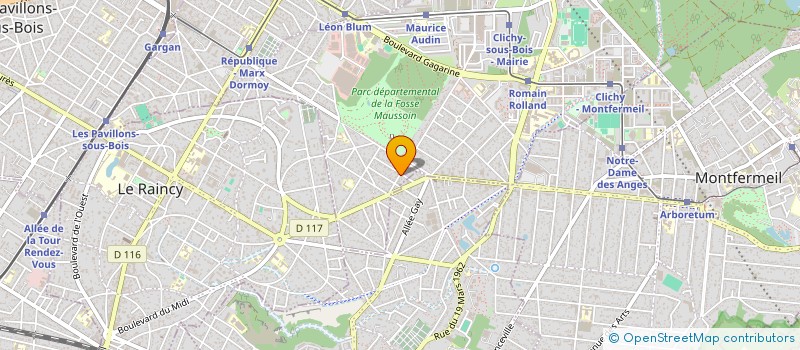 localisation de l'entreprise MADAME SAMIRA EL KHYATE à CLICHY-SOUS-BOIS