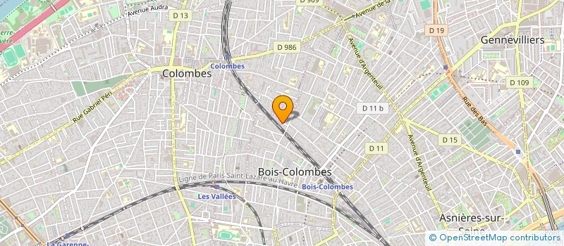 localisation de l'entreprise MADAME SAMIRA EL MOUDEN à BOIS-COLOMBES