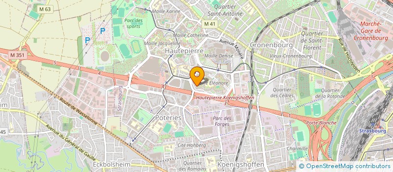 localisation de l'entreprise MADAME SAMIRA EL MOURABIT à STRASBOURG