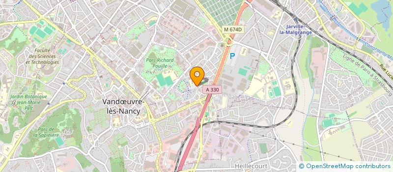 localisation de l'entreprise MADAME SAMIRA ESSAHLI  VANDUVRE-LES-NANCY